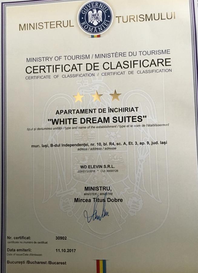 White Dream Suites Iasi Eksteriør bilde